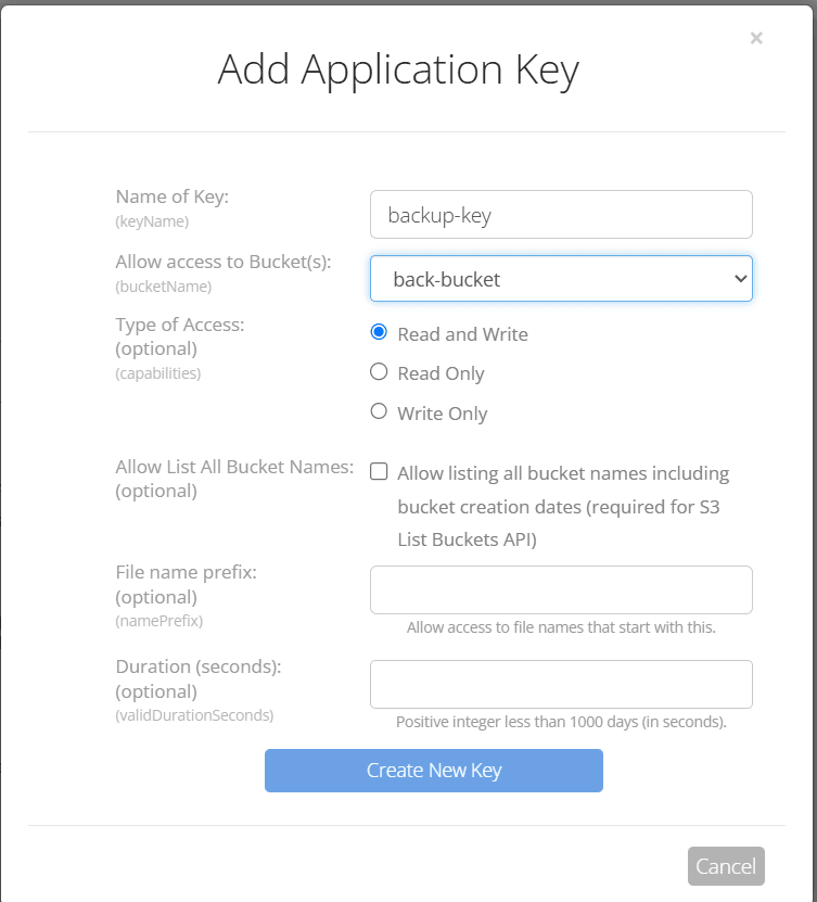 create-Application-key